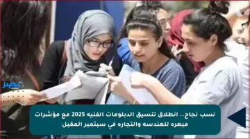 نسب نجاح.. انطلاق تنسيق الدبلومات الفنية 2025 مع مؤشرات مبهرة للهندسة والتجارة في سبتمبر المقبل